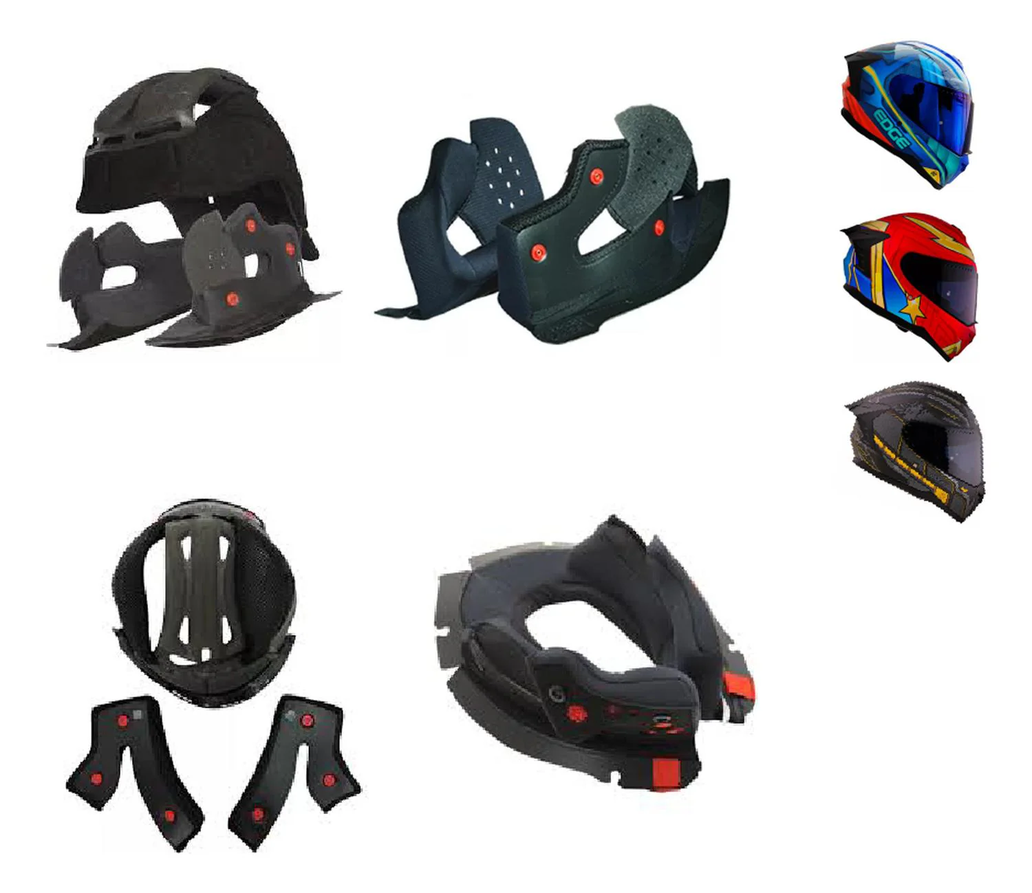 Almohadillas Edge Helmets - Image 3
