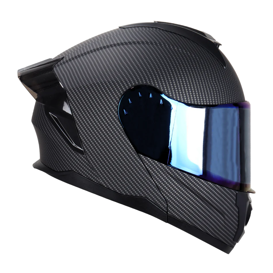 Casco EDGE Abatible Boston Diseño Carbón Certificación DOT I ECE - Image 4