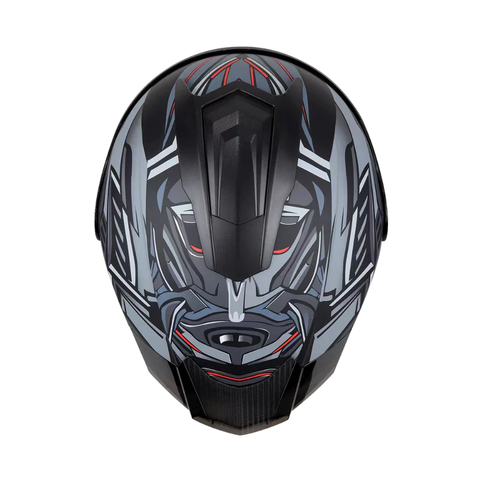 Casco EDGE Abatible Boston Steelix Gris Certificación DOT I ECE - Image 7