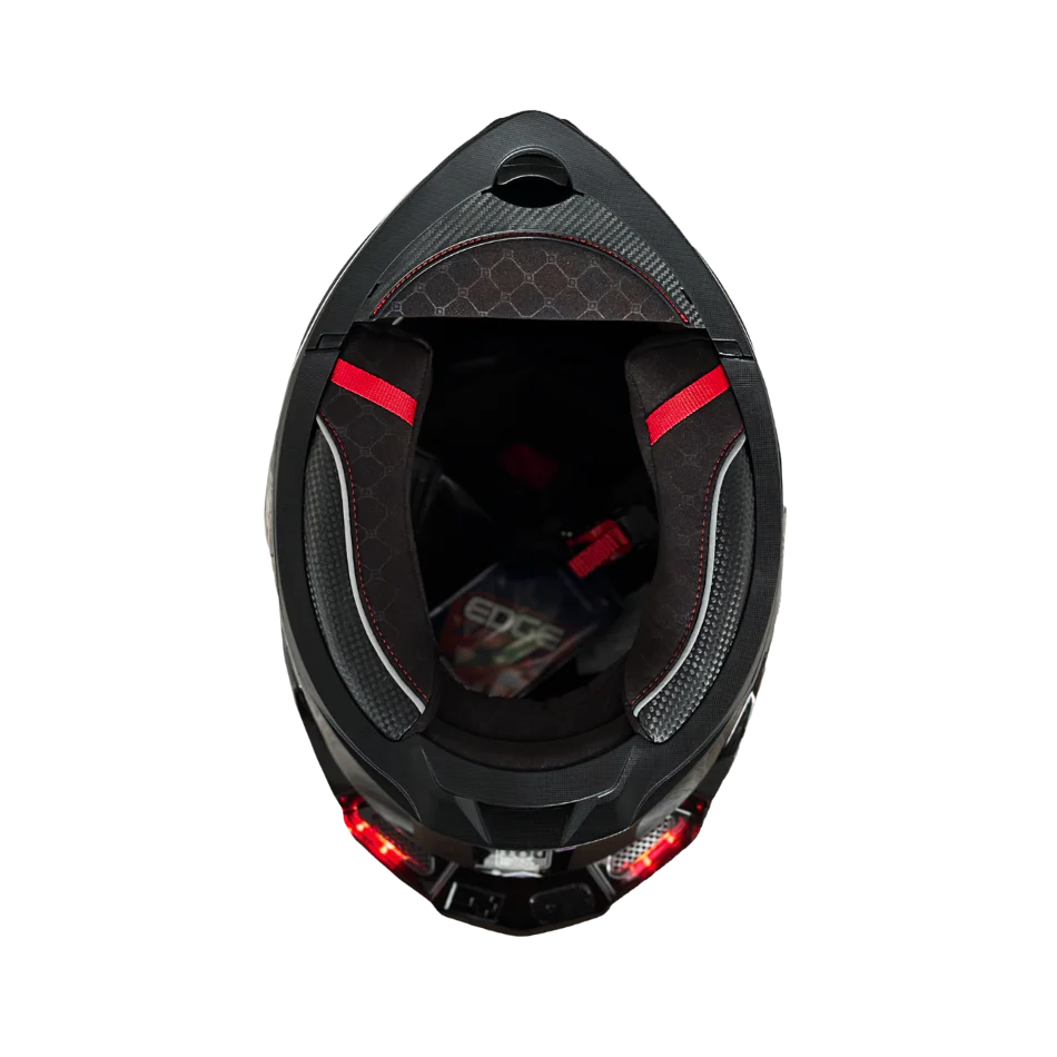 Casco EDGE Abatible Boston Sólido Negro Certificación DOT I ECE - Image 16