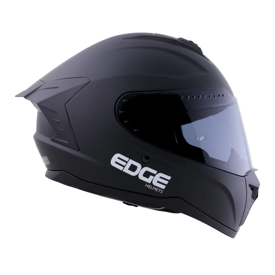 Casco Edge Integral Extreme Sólido Negro Cert. Dot I Ece - Image 10