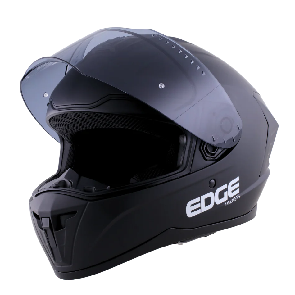 Casco Edge Integral Extreme Sólido Negro Cert. Dot I Ece - Image 5