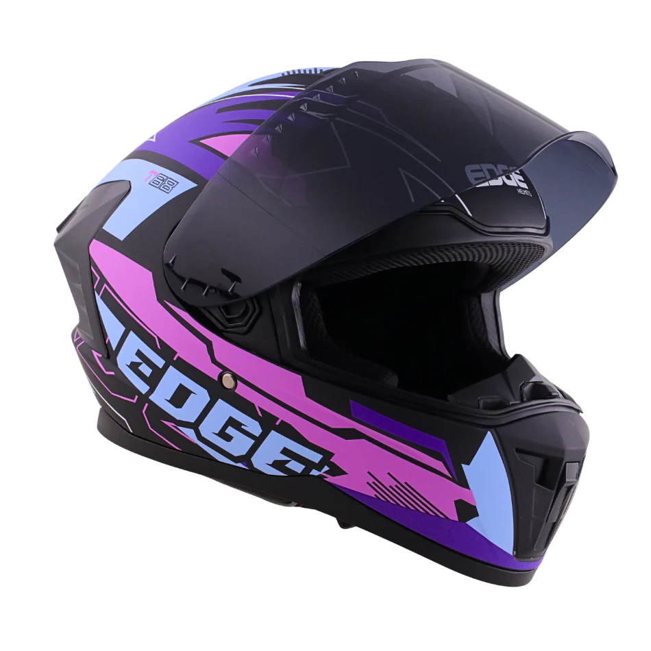 Casco Edge Integral Extreme T68 Morado Certificado Dot | Ece - Image 4