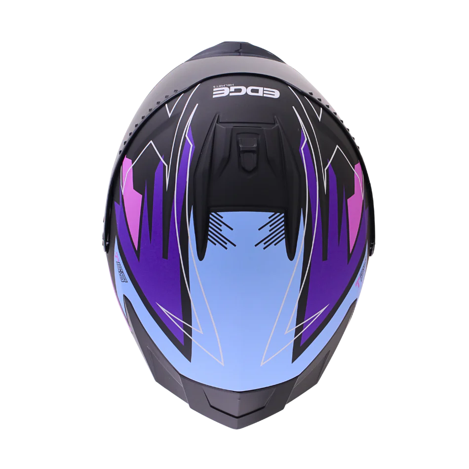 Casco Edge Integral Extreme T68 Morado Certificado Dot | Ece - Image 7