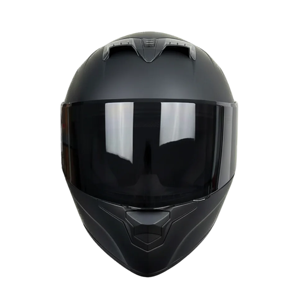 Casco EDGE Integral Racer Sólido Negro Certificación DOT - Image 4