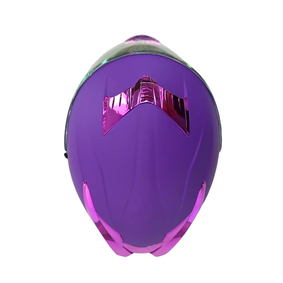 Casco EDGE Integral Racer Sólido Morado Certificación DOT - Image 8