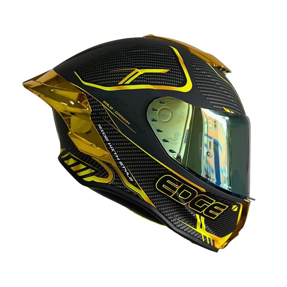 Casco EDGE Integral Shanghai Goldex Dorado Certificación DOT I ECE - Image 12