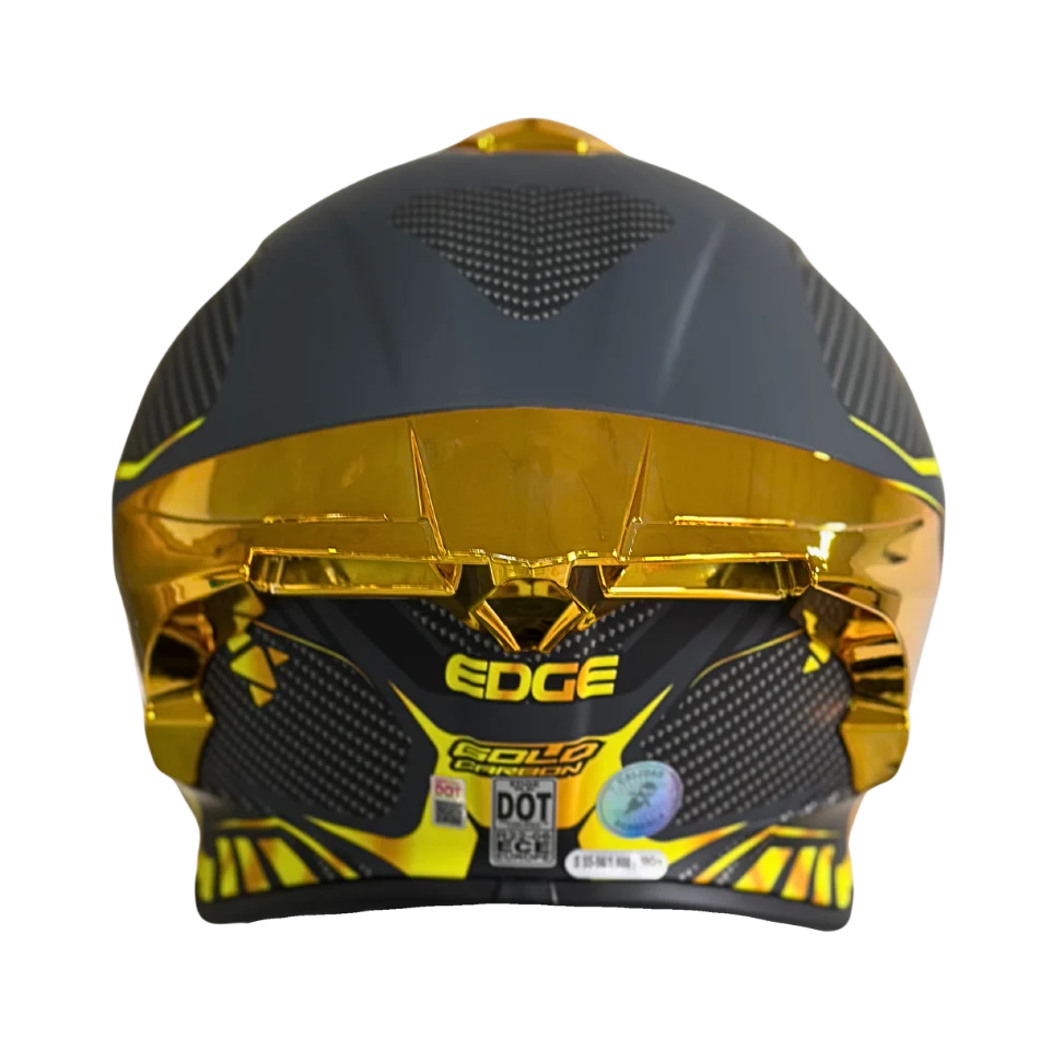 Casco EDGE Integral Shanghai Goldex Dorado Certificación DOT I ECE - Image 6