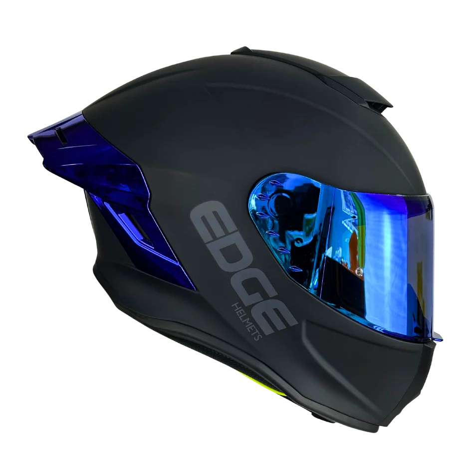 Casco EDGE Integral Shanghai Metalizado Azul Certificación DOT I ECE - Image 13