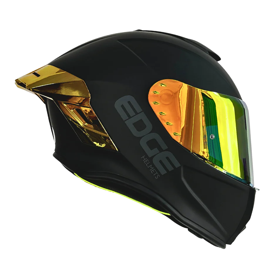 Casco EDGE Integral Shanghai Metalizado Dorado Certificación DOT I ECE - Image 10