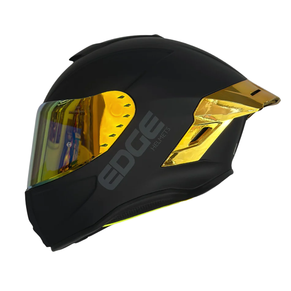 Casco EDGE Integral Shanghai Metalizado Dorado Certificación DOT I ECE - Image 3