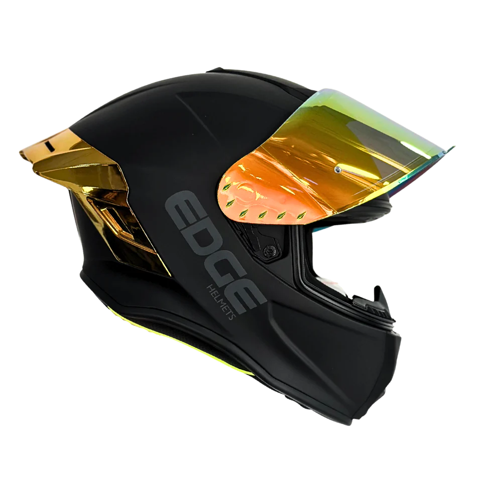 Casco EDGE Integral Shanghai Metalizado Dorado Certificación DOT I ECE - Image 5