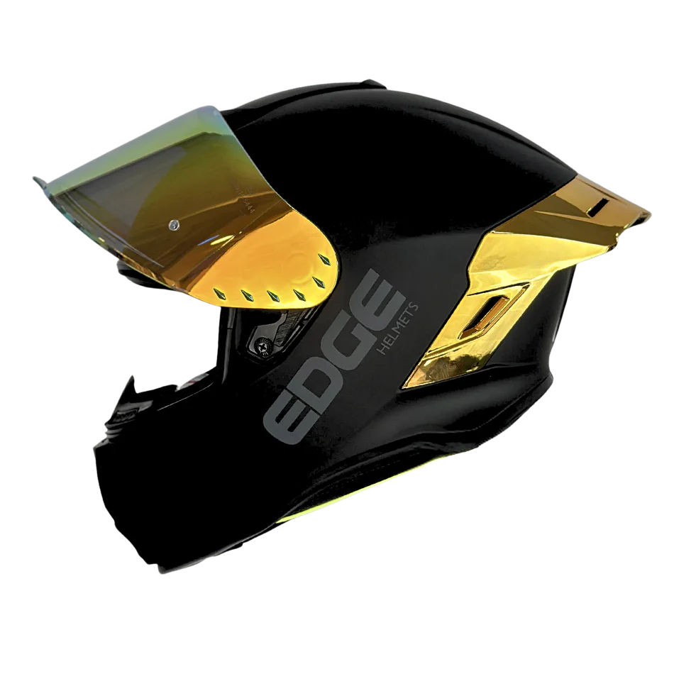 Casco EDGE Integral Shanghai Metalizado Dorado Certificación DOT I ECE - Image 6