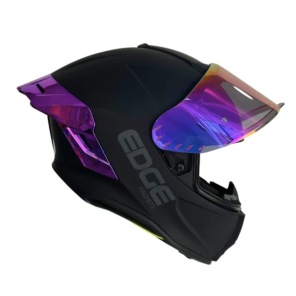 Casco EDGE Integral Shanghai Metalizado Morado Certificación DOT I ECE - Image 13