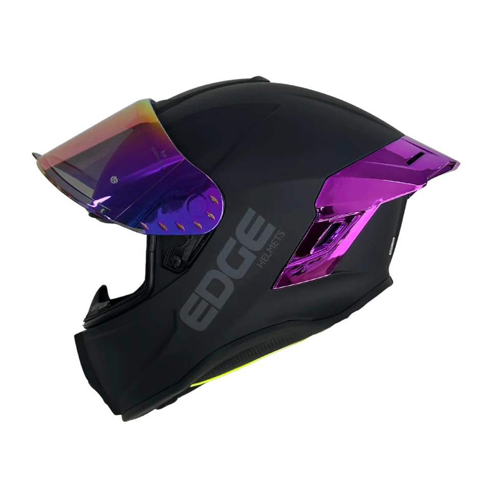 Casco EDGE Integral Shanghai Metalizado Morado Certificación DOT I ECE - Image 15