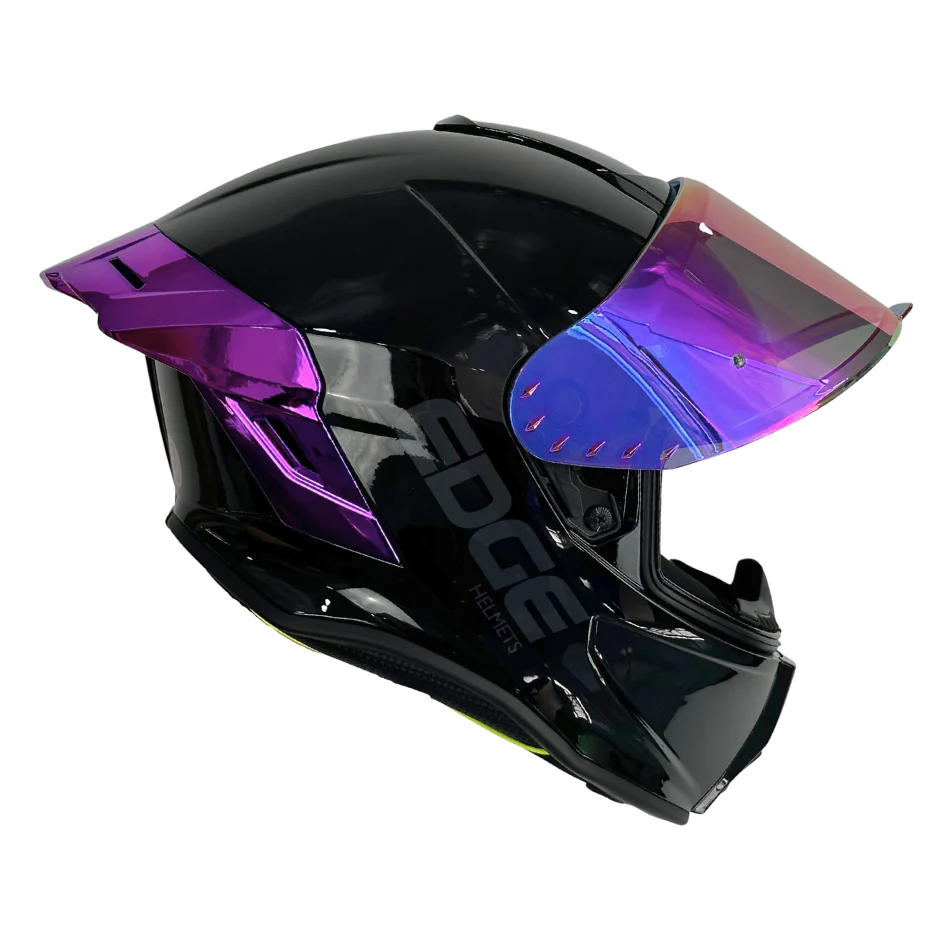 Casco EDGE Integral Shanghai Metalizado Morado Certificación DOT I ECE - Image 5