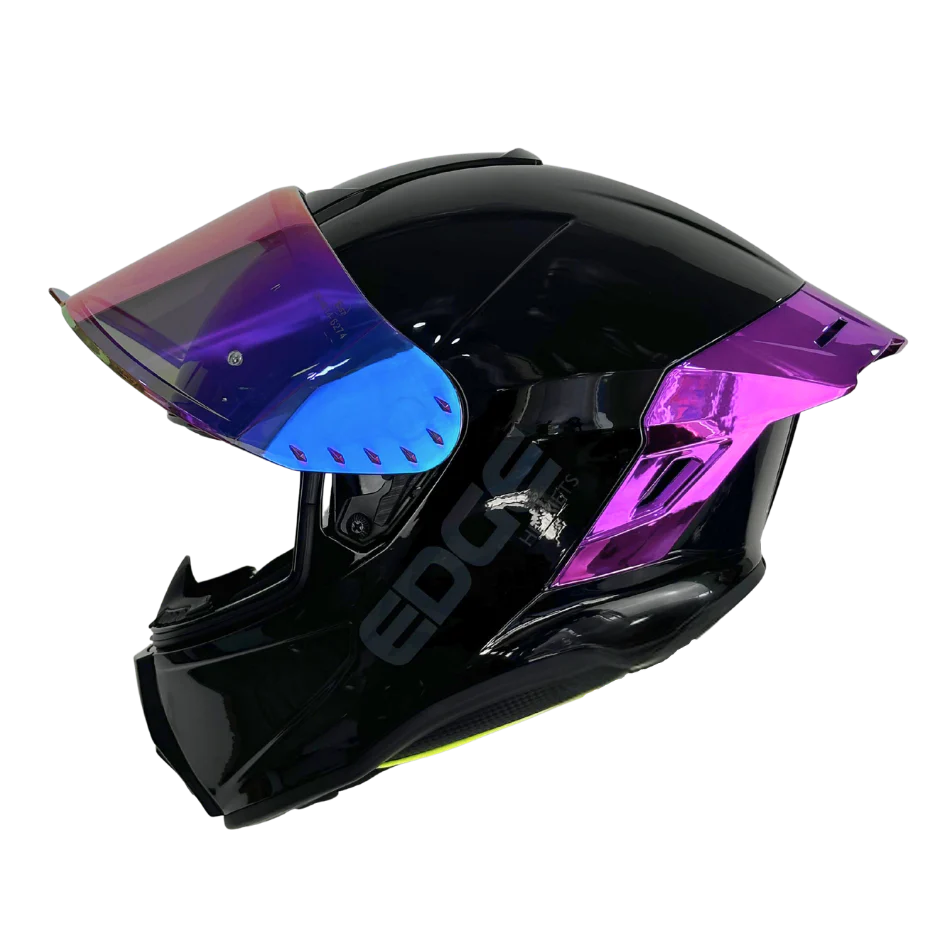 Casco EDGE Integral Shanghai Metalizado Morado Certificación DOT I ECE - Image 6