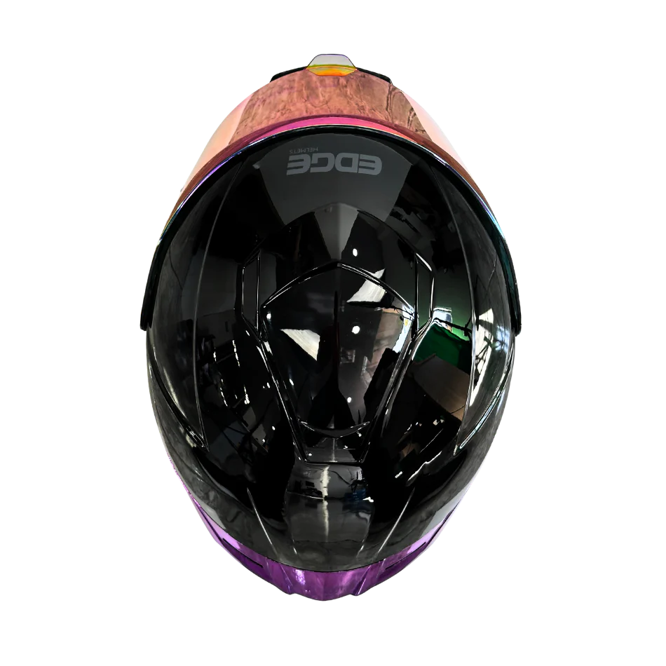 Casco EDGE Integral Shanghai Metalizado Morado Certificación DOT I ECE - Image 8