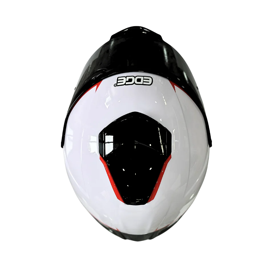 Casco EDGE Integral Shanghai Rush Blanco / Rojo DOT | ECE - Image 8