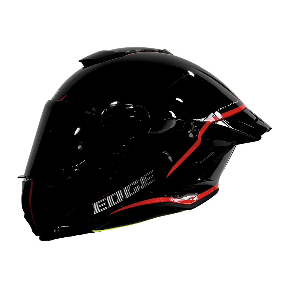 Casco EDGE Integral Shanghai Rush Negro / Rojo DOT | ECE - Image 3