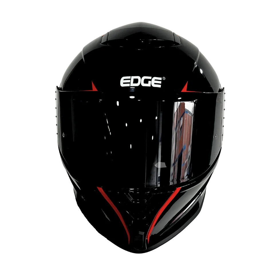 Casco EDGE Integral Shanghai Rush Negro / Rojo DOT | ECE - Image 4