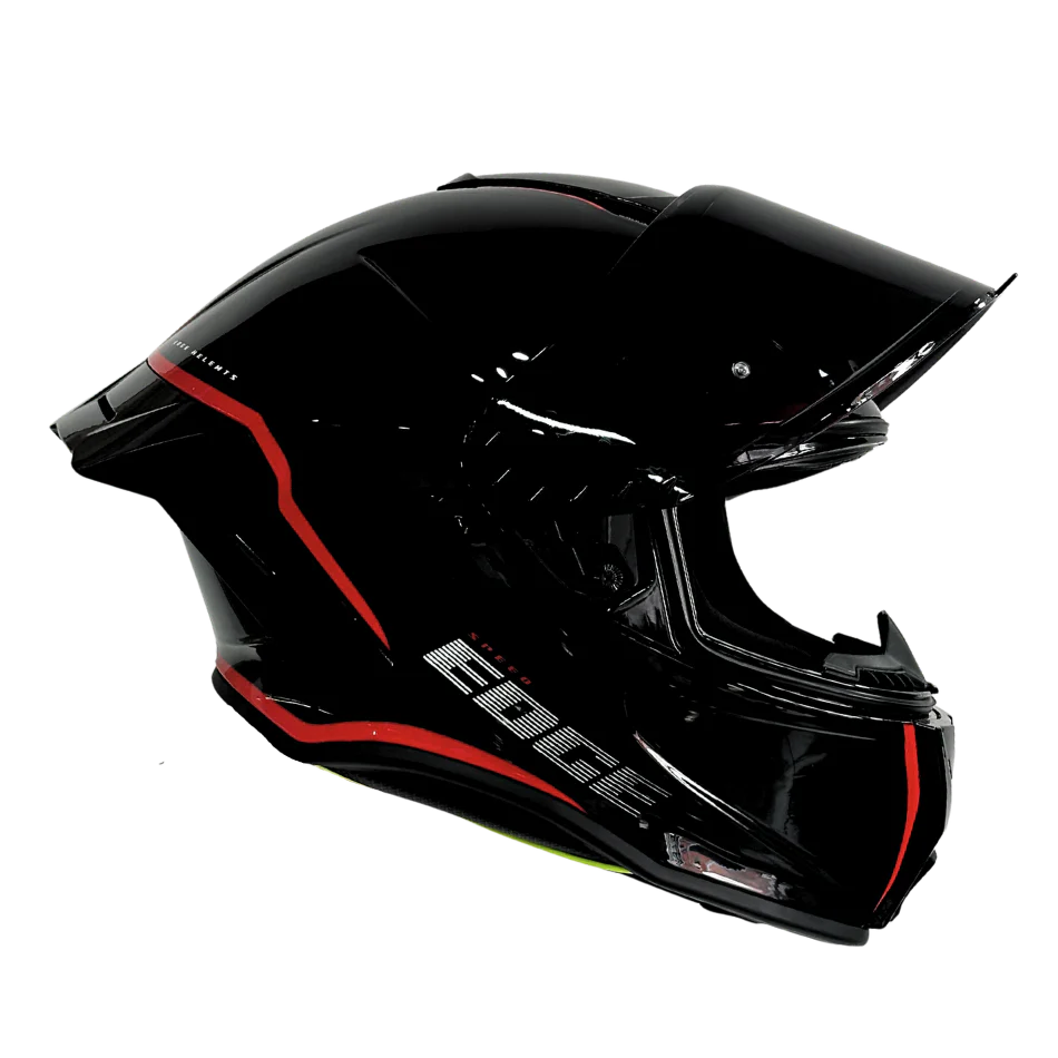 Casco EDGE Integral Shanghai Rush Negro / Rojo DOT | ECE - Image 5