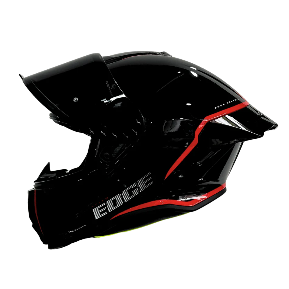 Casco EDGE Integral Shanghai Rush Negro / Rojo DOT | ECE - Image 6