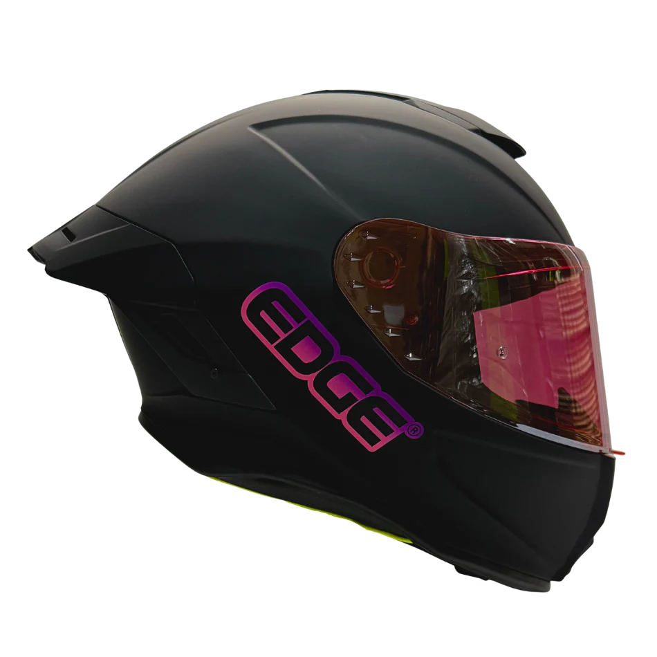 Casco EDGE Integral Shanghai Sólido Logo Rosa Certificación DOT I ECE - Image 20