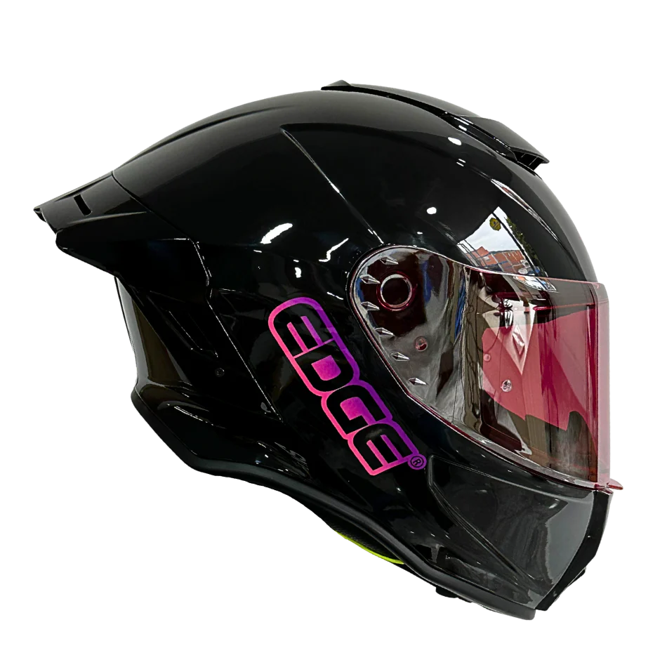 Casco EDGE Integral Shanghai Sólido Logo Rosa Certificación DOT I ECE - Image 21