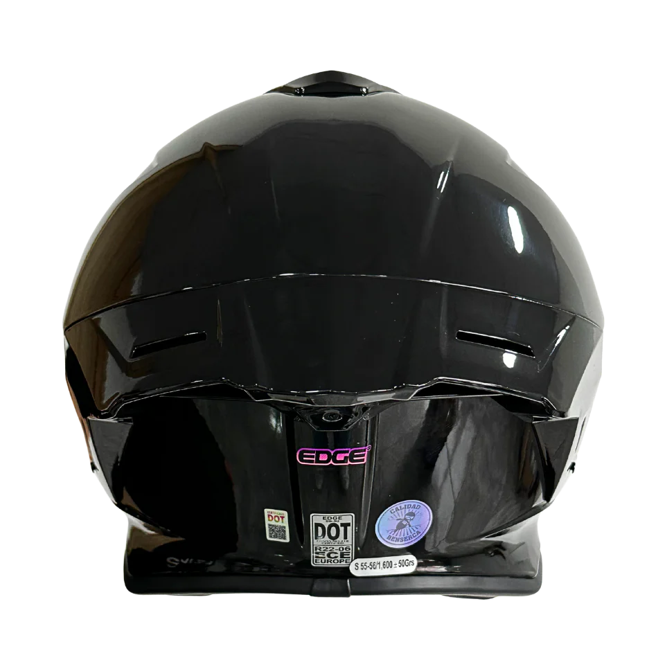 Casco EDGE Integral Shanghai Sólido Logo Rosa Certificación DOT I ECE - Image 6