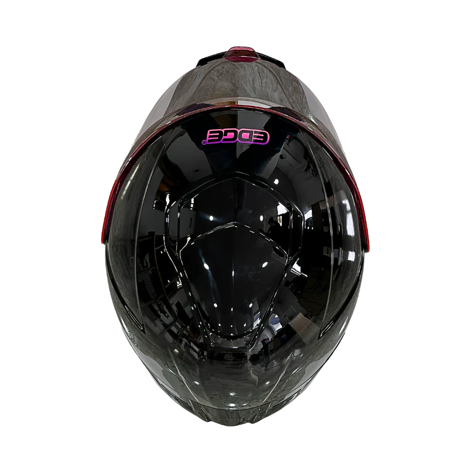 Casco EDGE Integral Shanghai Sólido Logo Rosa Certificación DOT I ECE - Image 7