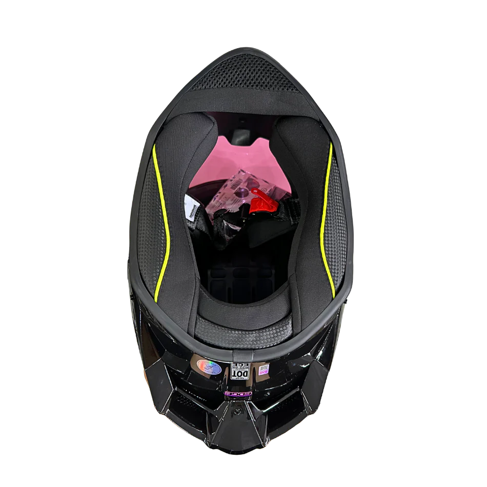 Casco EDGE Integral Shanghai Sólido Logo Rosa Certificación DOT I ECE - Image 8