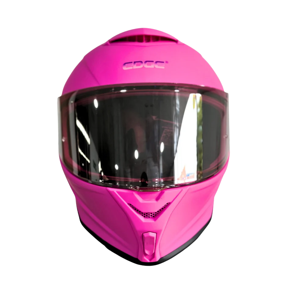 Casco EDGE Integral Shanghai Sólido Rosado Certificación DOT | ECE - Image 3