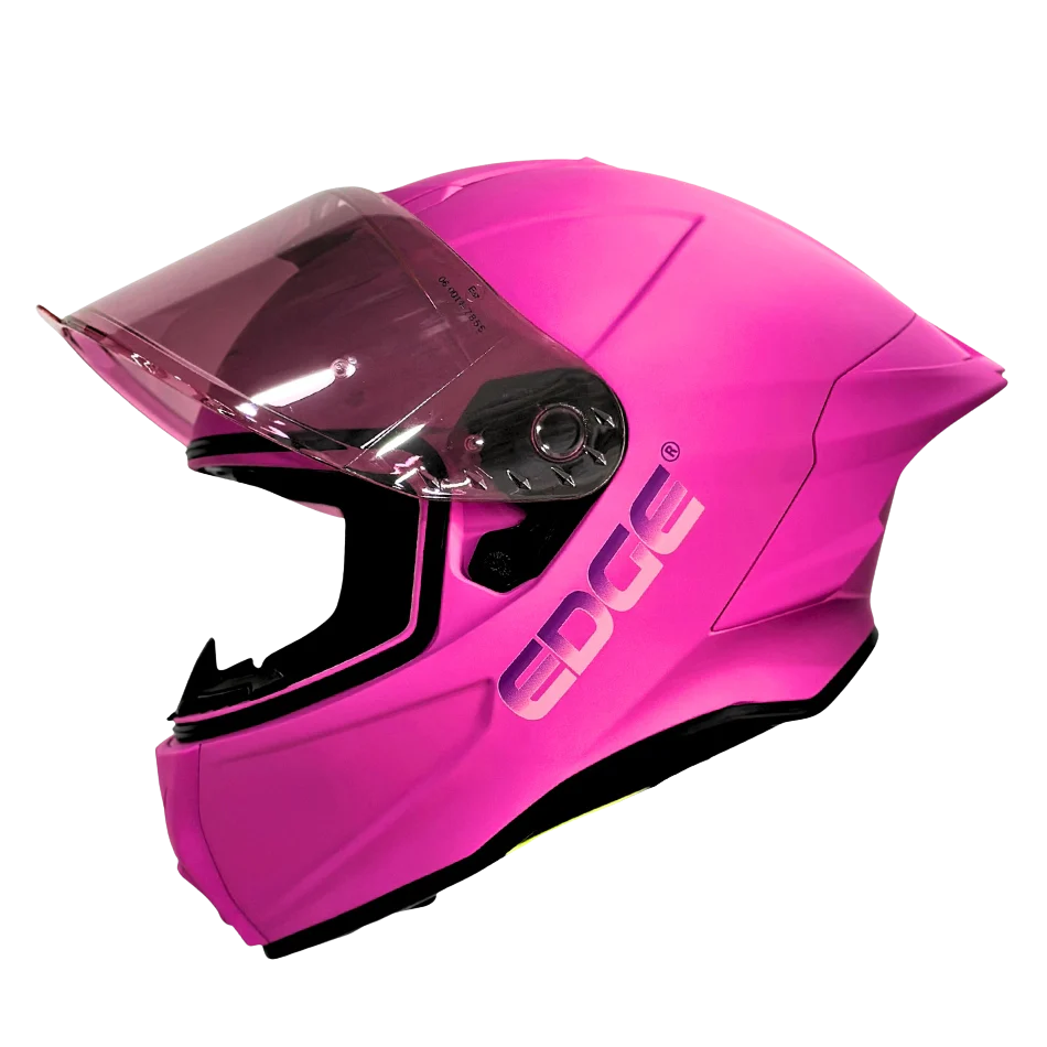 Casco EDGE Integral Shanghai Sólido Rosado Certificación DOT | ECE - Image 5