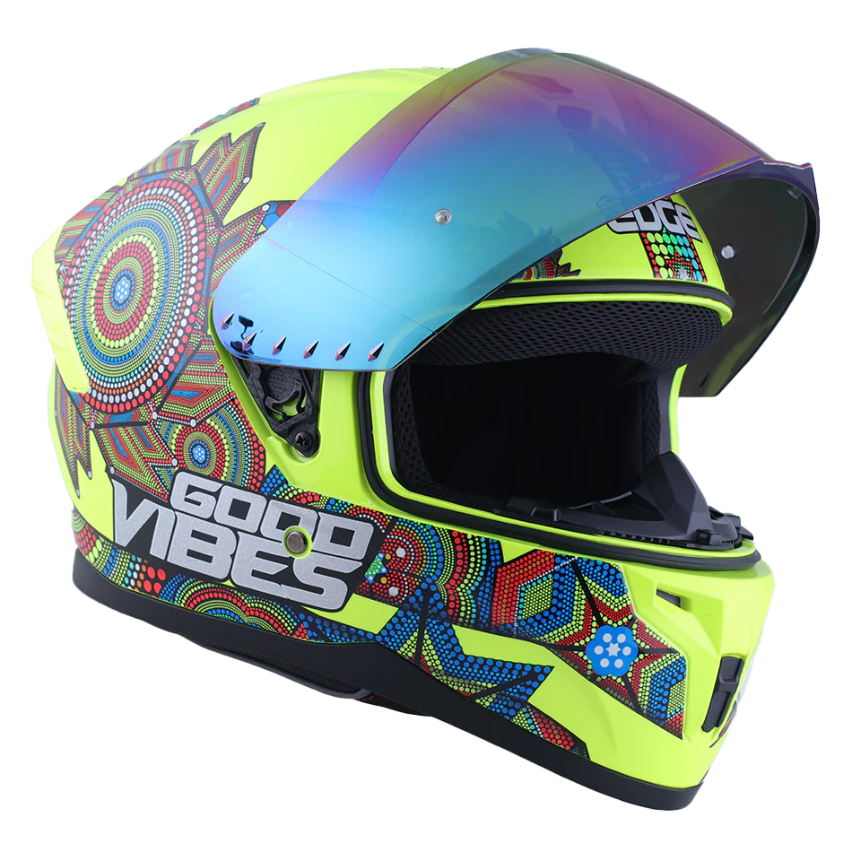 Casco Edge Integral Zoom Pro Xamma Amarillo Cert. Dot - Image 4
