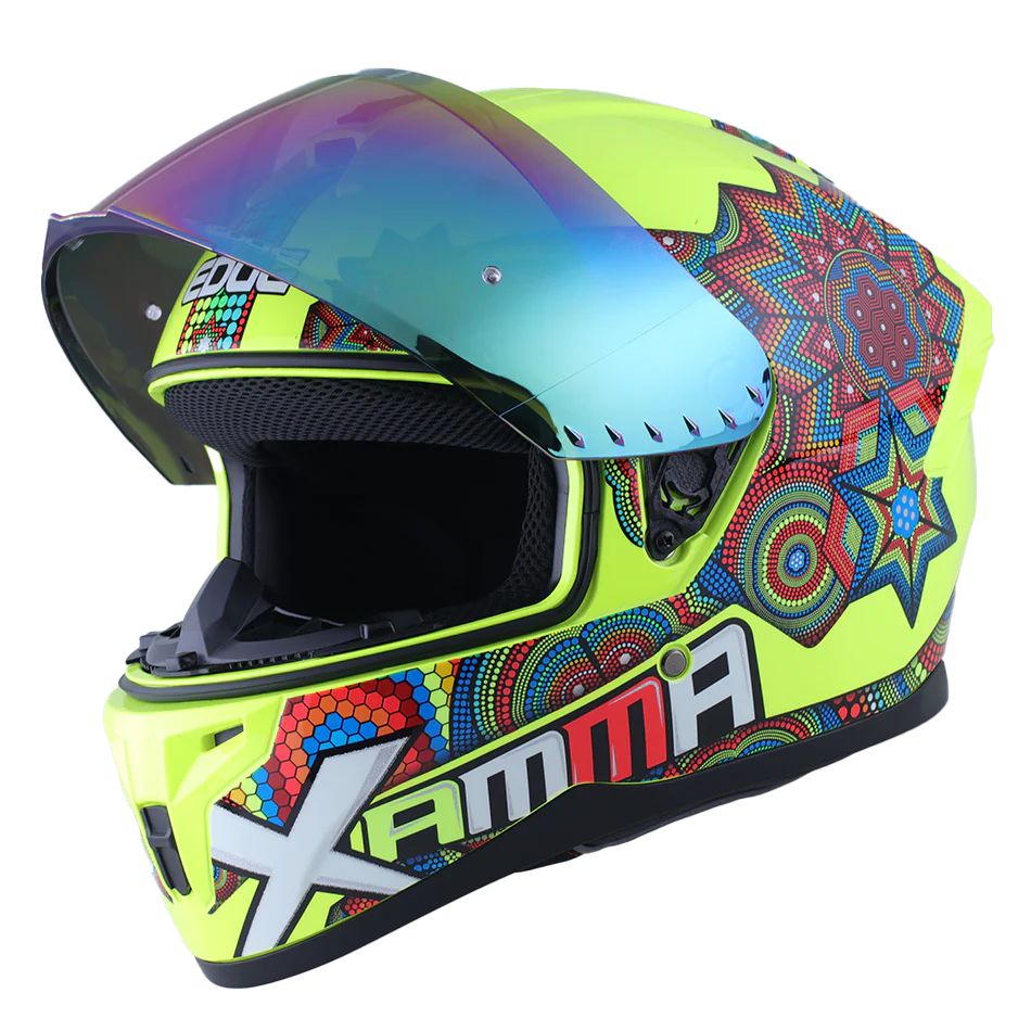 Casco Edge Integral Zoom Pro Xamma Amarillo Cert. Dot - Image 5