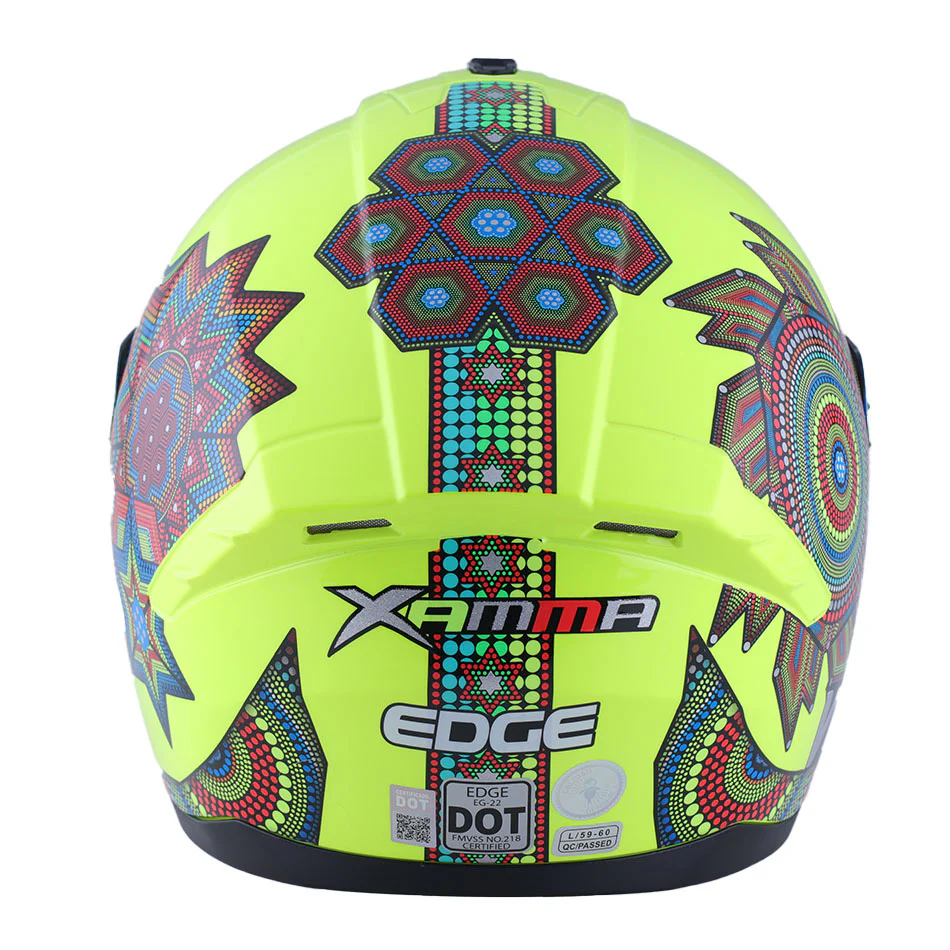 Casco Edge Integral Zoom Pro Xamma Amarillo Cert. Dot - Image 6
