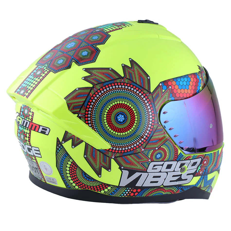 Casco Edge Integral Zoom Pro Xamma Amarillo Cert. Dot - Image 8