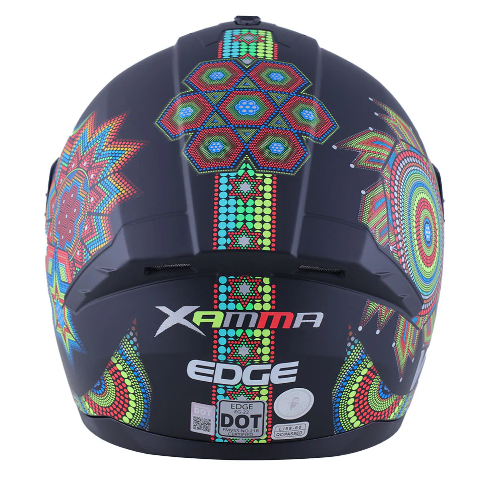 Casco Edge Integral Zoom Pro Xamma Certificado Dot - Image 6
