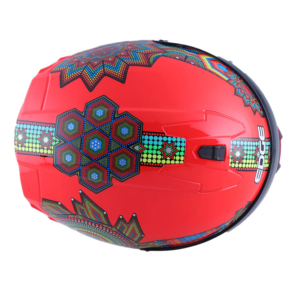 Casco Edge Integral Zoom Pro Xamma Rojo Certificado Dot - Image 7