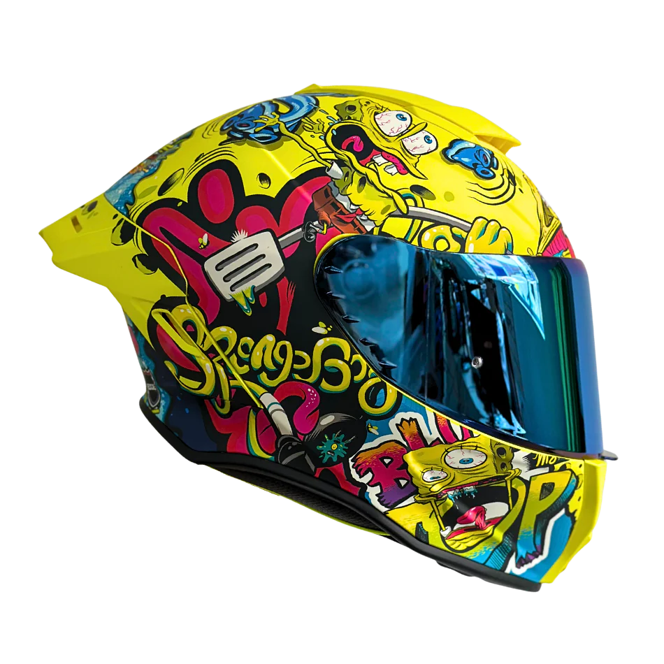 Casco NICK Integral Shanghai Bob Esponja Certificación DOT I ECE - Image 10