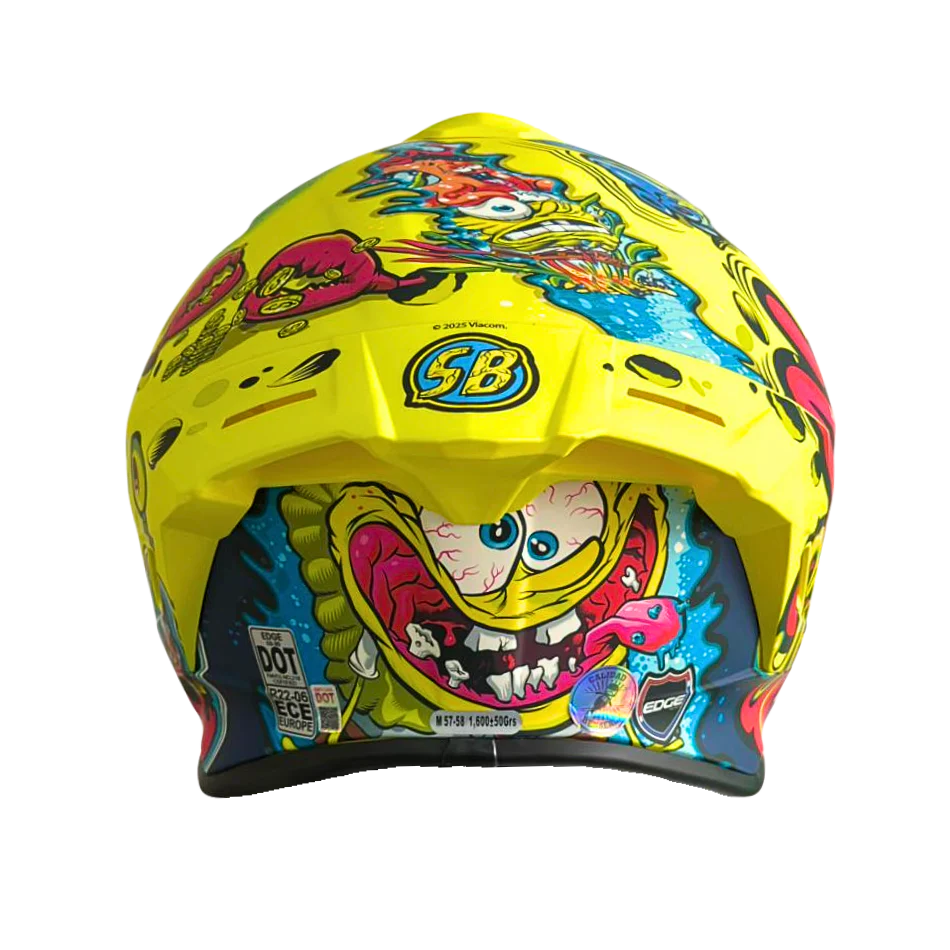 Casco NICK Integral Shanghai Bob Esponja Certificación DOT I ECE - Image 7