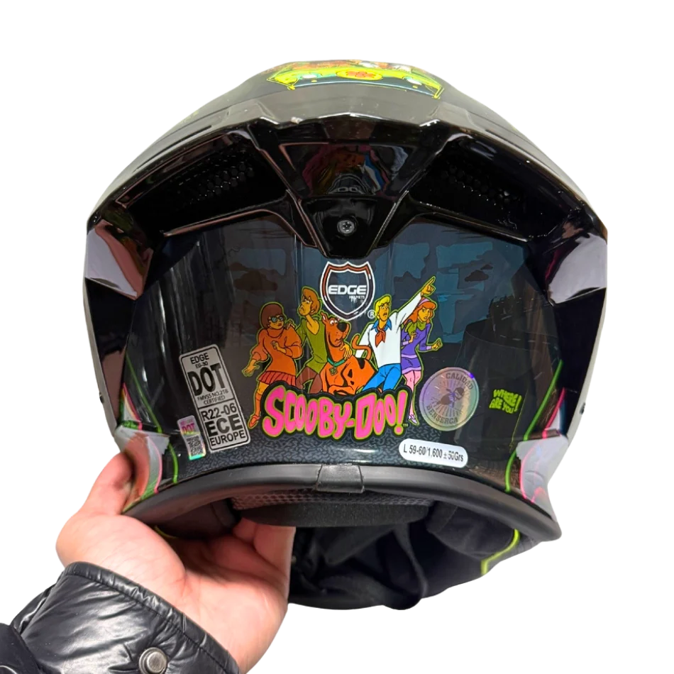 Casco WARNER Integral Shanghai Scooby Doo Certificación DOT I ECE - Image 6