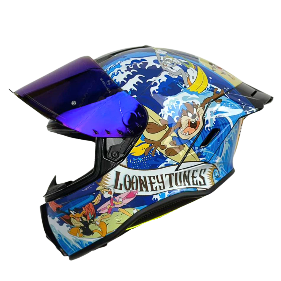 Casco WARNER Integral Shanghai Looney Tunes Certificación DOT I ECE - Image 6