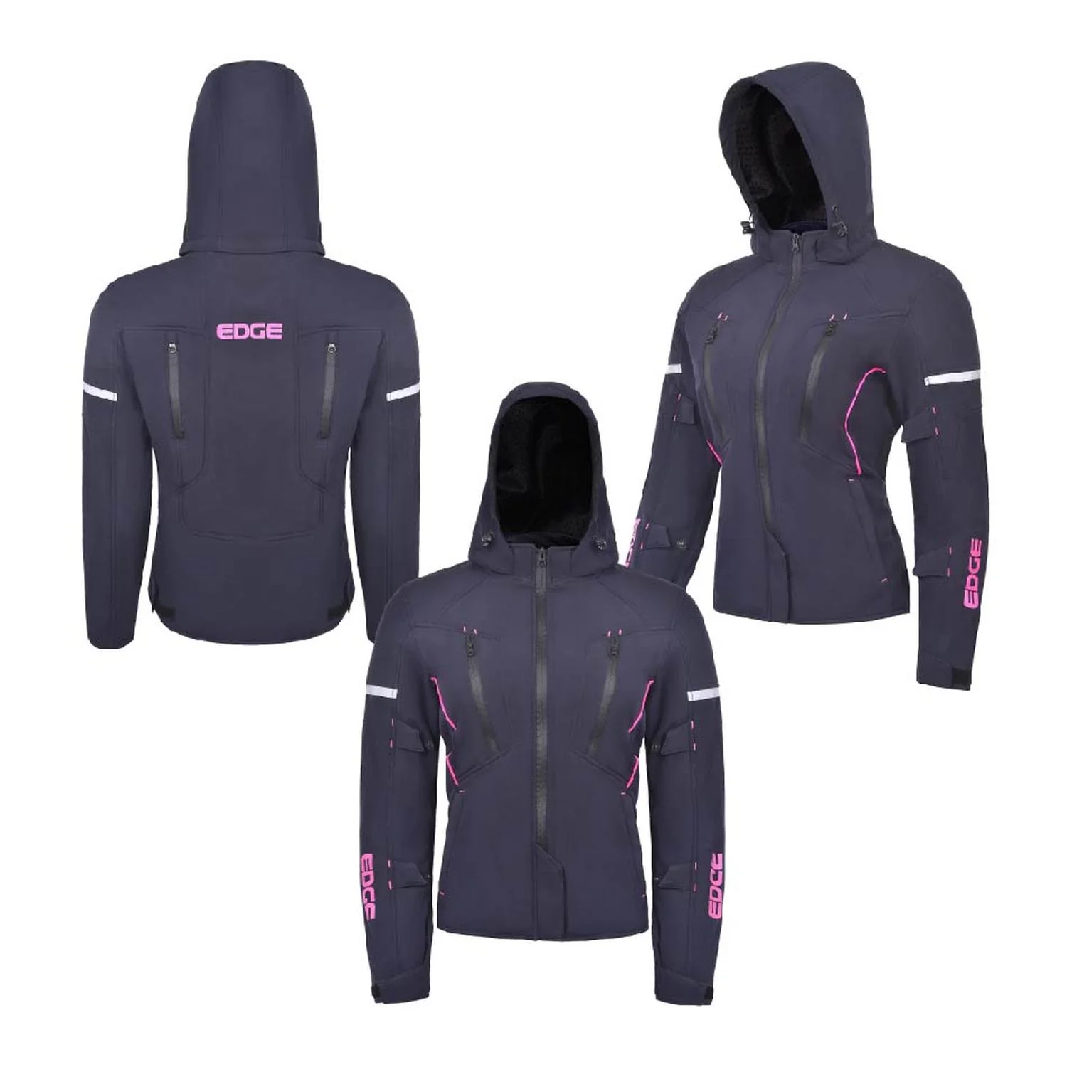 Chaqueta EDGE Pro Series Azul / Rosa - Image 4