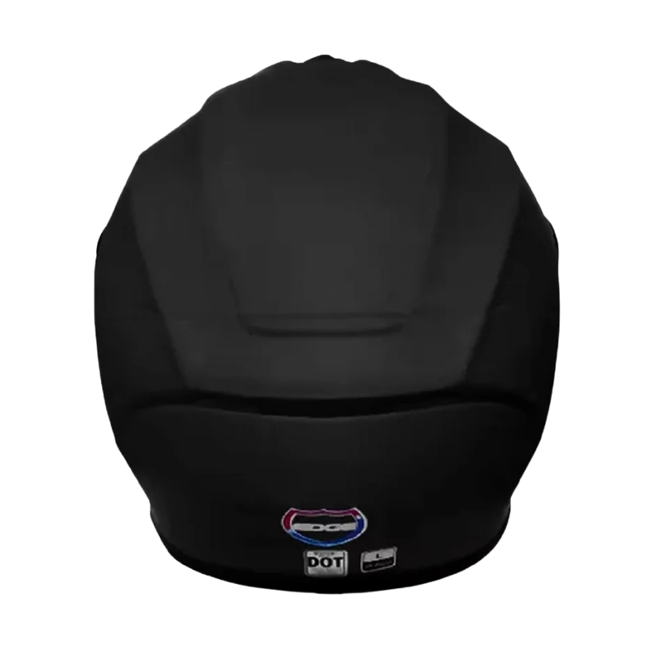 Casco EDGE Integral Frankie Solido Negro Certificación DOT - Image 6