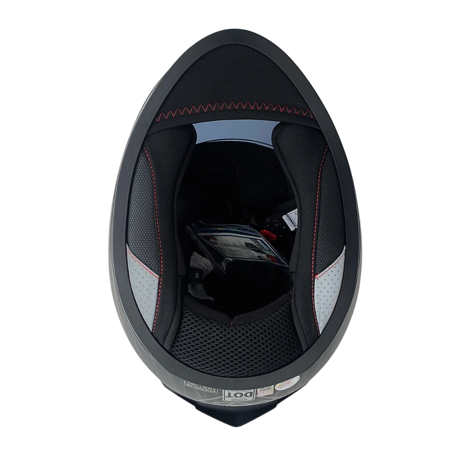Casco EDGE Integral Frankie Solido Negro Certificación DOT - Image 7