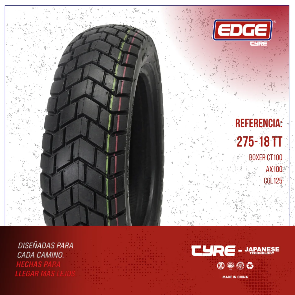Llantas de Motocicletas EDGE Tamano - ED25-275-18 - Image 2