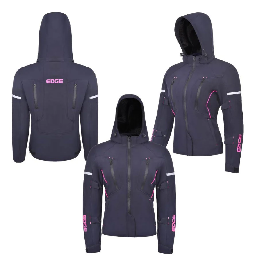 M - Chaqueta Edge Pro Series Azul / Rosa - Image 4