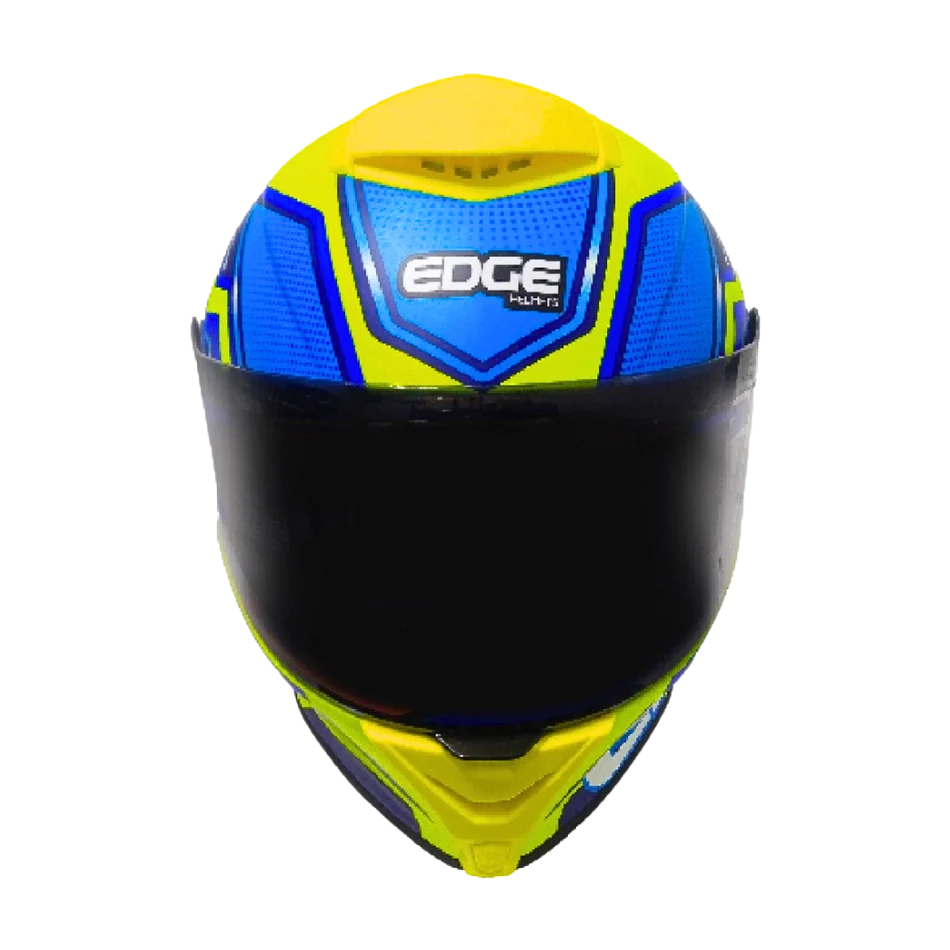 Casco Edge Shanghai Quartz  Amarillo / Azul Cert Dot I Ece - Image 3